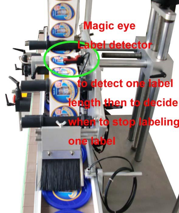 Aplicador de etiqueta de superficie plana de bolsa de poliéster Etiqueta autoadhesiva personalizada CE