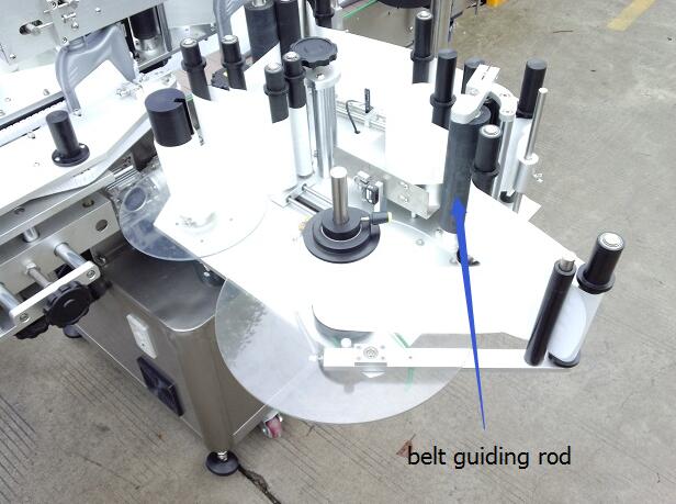 Máquina de etiquetaxe automática de dobre cara automática con detección de obxectos con disco giratorio