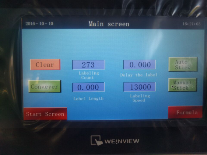 Etiquetadora de botellas redondas de 10-50 ml para batom de cosméticos