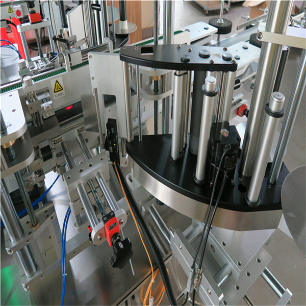 Máquina de etiquetaxe de etiquetas adhesivas para botellas de champú 30-100 mm de lonxitude do envase