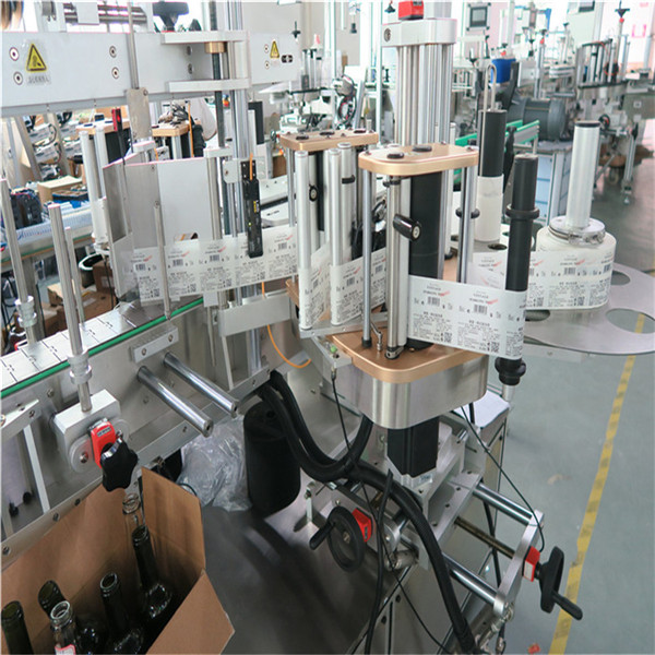 Equipo aplicador de etiquetas para etiquetas de botellas de viño