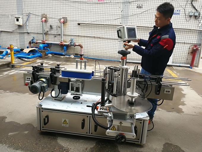 Etiquetadora de botellas redondas automática completa (tipo de cinta)