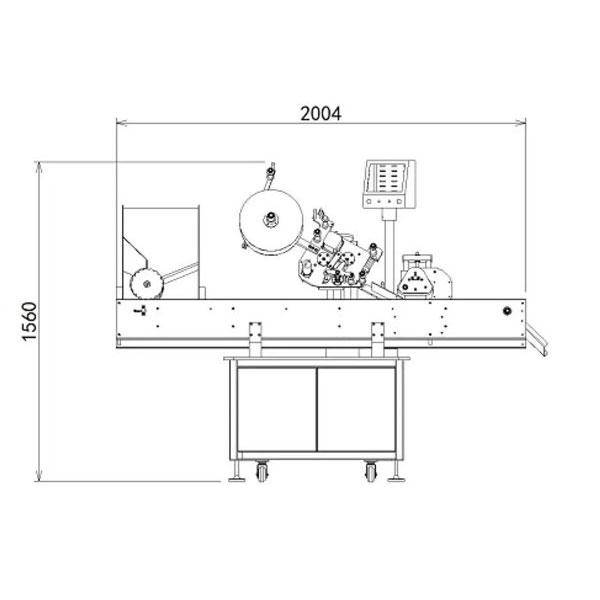 Etiquetadora automática de frascos de alta velocidade para botellas pequenas