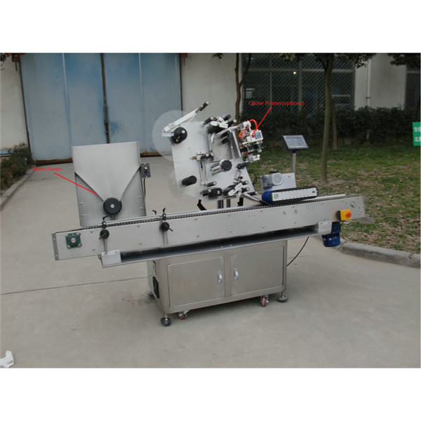 Máquina de etiquetaxe automática de frascos de control intelixente