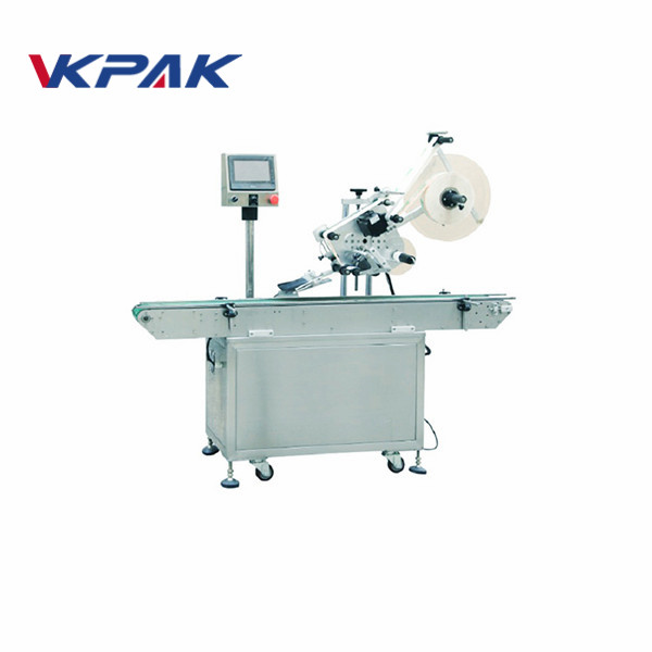 Máquina de etiquetaxe autoadhesiva para o lado superior do ladrillo de xeo