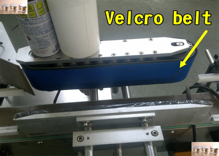 China Máquina aplicadora de etiquetas de esmalte de uñas adhesivas para botellas redondas de 220V 1.5HP 50 / 60HZ