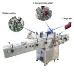 Máquina de etiquetaxe de adhesivos autoadhesivos de obxectos de superficie plana grande
