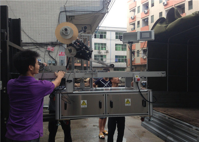 Proveedor de máquinas de etiquetaxe de etiquetas automáticas con pantalla táctil PLC de China