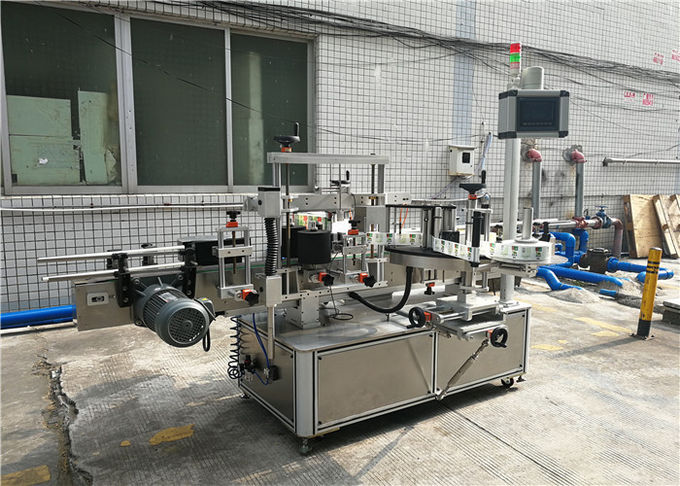 Etiquetadora autoadhesiva para botellas planas, máquina aplicadora de etiquetas para botellas