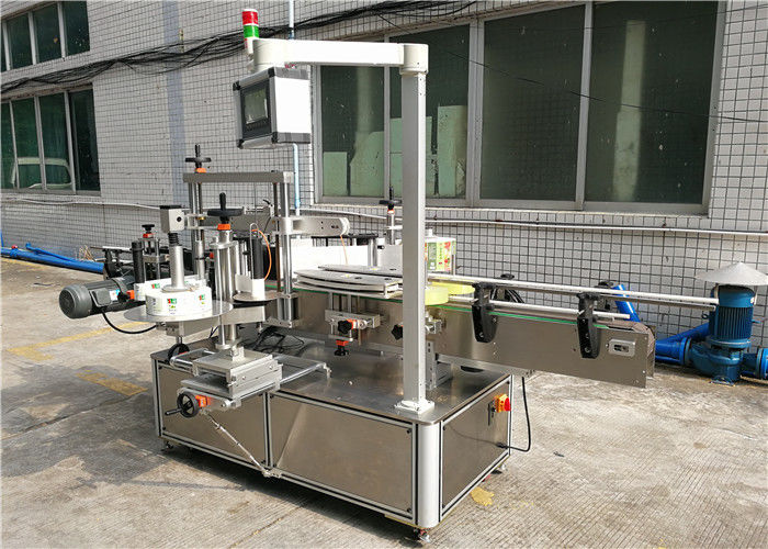 Máquina de etiquetaxe de botellas planas de champú de China, provedor de máquina de etiquetaxe autoadhesiva dianteira e traseira
