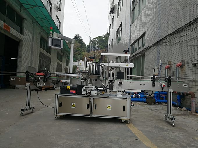 Pegatina Sistema de etiquetaxe automático frontal adhesivo autoadhesivo Control PLC