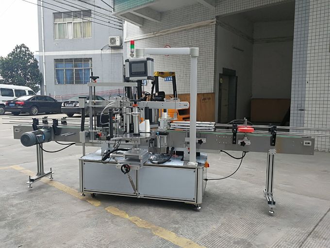 Máquina de etiquetaxe automática completa de etiquetas adhesivas de selado de cartón 220V 50HZ 1200W